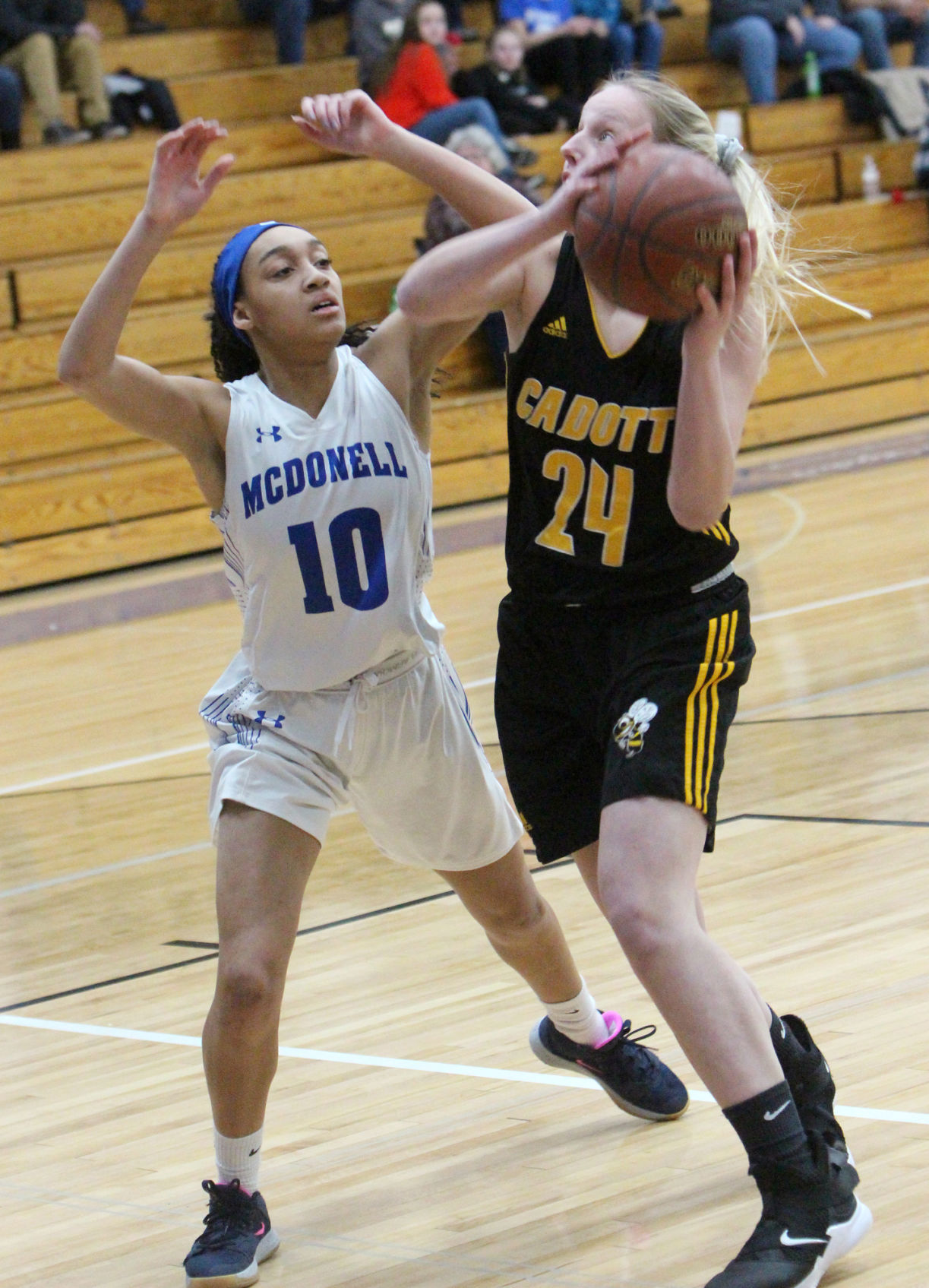 Cadott at McDonell girls basketball 2-14-20